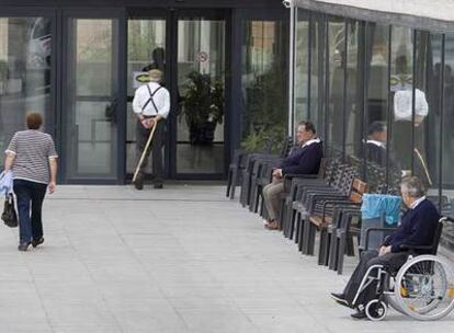 Entrada de la residencia Amma situada en Colmenar Viejo.