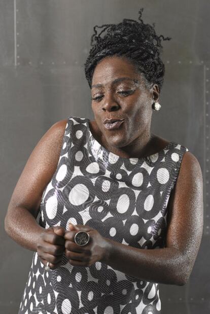 La cantante neoyorquina de <i>soul </i>Sharon Jones.