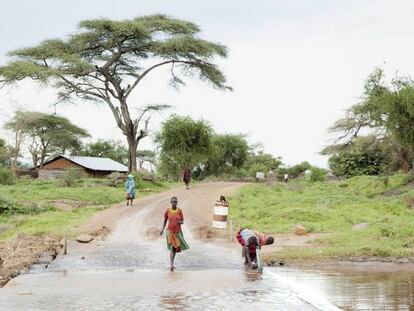 Imagen de la región de Karamoja, en Uganda.