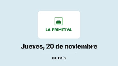 La Primitiva comprobar sorteo del jueves 20 de noviembre de 2025