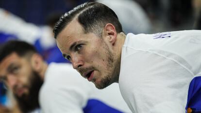 Thomas Heurtel con el Real Madrid antes de enfrentarse al Zenit el pasado 4 de febrero en el Wizink Center.