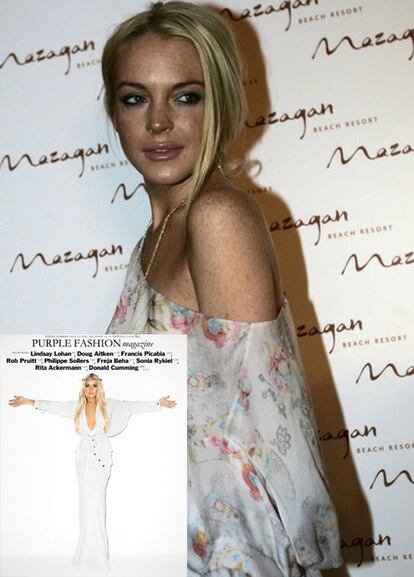 El amor a la controversia que ha tenido siempre Lindsay Lohan la ha llevado esta vez a posar disfrazada nade manos que de Jesucristo ante la cámara del fotógrafo Terry Richardson para la portada de la polémica revista francesa <i>Purple</i>. Con los brazos extendidos, simulando la crucifixión y con corona de espinas incluida, la actriz llevó una túnica blanca para la ocasión. ¿Buscará desatará la furia de los cristianos?