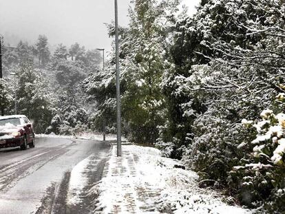 Nevada en Matadepera (Vallès Occidental)