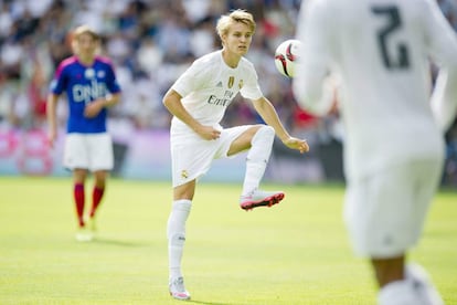 Martin Odegaard en una imagen de archivo de 2015.