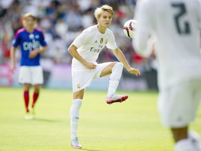 Martin Odegaard en una imagen de archivo de 2015.