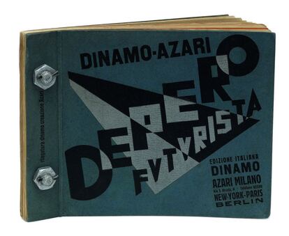 'Depero Futurista', Milán, 1927, de Fortunato Depero.