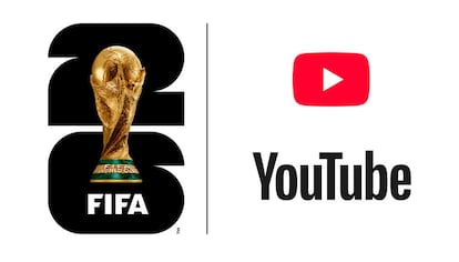 Logos del Mundial 2026 y de YouTube