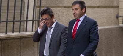 Los fiscales Manuel Fernández y Juan Enrique Egocheaga.