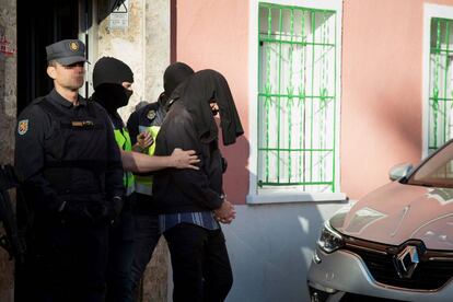 Detenci&oacute;n de un presunto yihadista en Madrid.