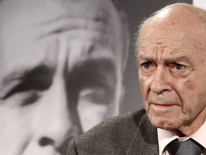 El ex jugador y presidente de honor de Real Madrid, Alfredo Di Stéfano