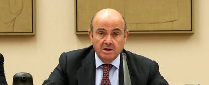 El ministro de Economía Luis de Guindos.