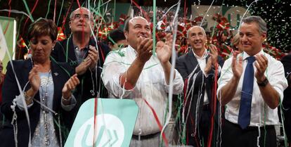 El lehendakari y candidato a la reelección por el PNV, Iñigo Urkullu.