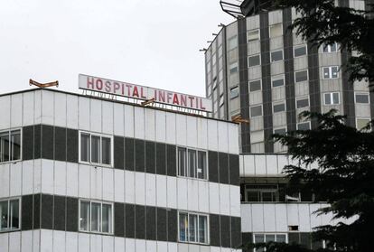 Fachada del Hospital de La Paz en Madrid.