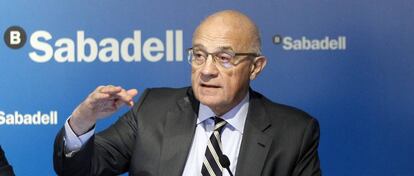 Josep Oliu, presidente del Banco Sabadell.