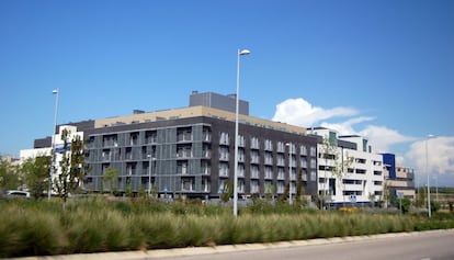 Viviendas de nueva construcción en Valdebebas (Madrid).