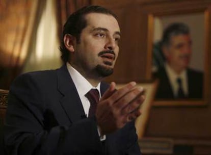 Saad Hariri, líder de la mayoría parlamentaria en Líbano, el pasado mayo en Beirut.