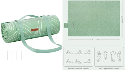 manta picnic impermeable