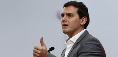 El l&iacute;der de Ciudadanos (C&#039;s), Albert Rivera.