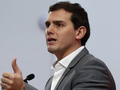 El l&iacute;der de Ciudadanos (C&#039;s), Albert Rivera.