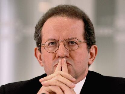 El ex presidente del Banco Central portugués, Vítor Constâncio, el pasado 23 de julio en Londres.