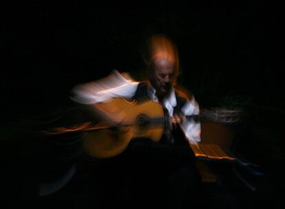 Paco de Lucía, durante un concierto en Málaga.