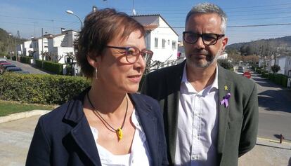 La hermana de la exconsejera Dolors Bassa, Montse Bassa, tras ser elegida candidata de ERC por Girona al Congreso.