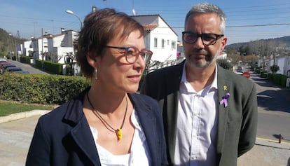 La hermana de la exconsejera Dolors Bassa, Montse Bassa, tras ser elegida candidata de ERC por Girona al Congreso.