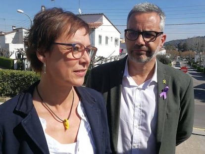 La hermana de la exconsejera Dolors Bassa, Montse Bassa, tras ser elegida candidata de ERC por Girona al Congreso.
