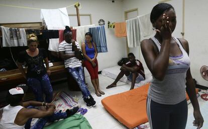 Imigrantes cubanos na Cidade de Panamá.