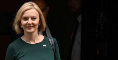 La primera ministra de Reino Unido, Liz Truss, este jueves.