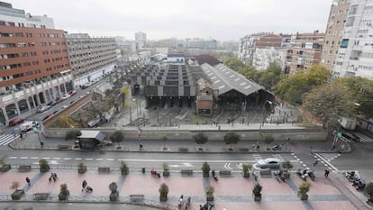 Las cocheras de Cuatro Caminos, primeras cocheras de metro de España. 
