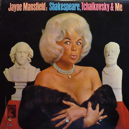 Uno de los discos de Jayne Mansfield: 'Shakesperare, Tchaikovsky & Me'.
