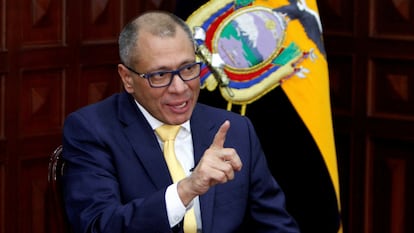 El exvicepresidente de Ecuador Jorge Glas en Quito, Ecuador