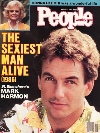 O ator Mark Harmon, foi eleito pela revista em 1986.