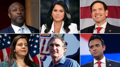 Tim Scott, Tulsi Gabbard, Marco Rubio, Elise Stefanik, Doug Burgum, Vivek Ramaswamy