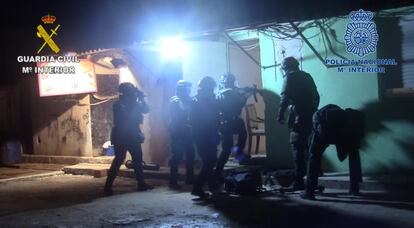 Uno de los registros realizados en Son Banya, dentro de la Operación Fade, durante la madrugada del 17 de octubre.