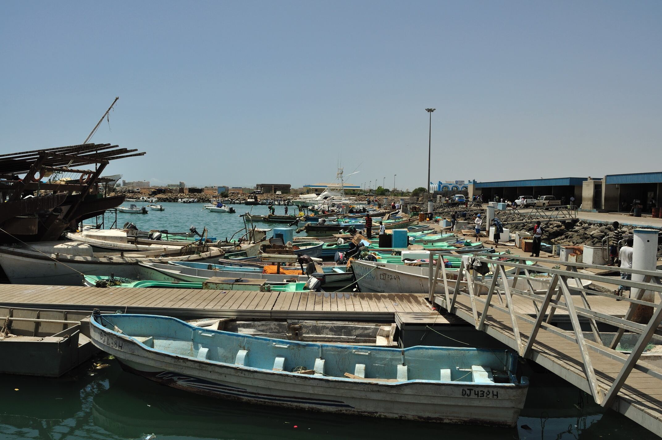 Puerto de Yibuti, Etiopía.