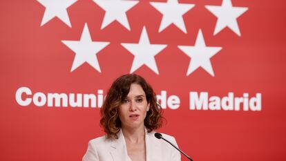 La presidenta de la Comunidad de Madrid, Isabel Díaz Ayuso.