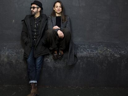  Leonor Watling y Alejandro Pelayo fotografiados en Madrid, el pasado viernes.