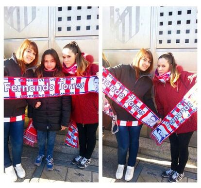 Tengo muchísimos recuerdos en este estadio y no puedo elegir un solo momento que mostraros, pero si os puedo decir con quien los he pasado todos y es con mi amiga Gema. Nos conocimos hace muchos años y nos hicimos muy amigas gracias a nuestro Atleti, pero sobre todo gracias al niño, a Fernando Torres. Por eso os comparto esta foto del día de su regreso en el Vicente Calderon, el 4 de Enero del 2015. Sin duda uno de los mejores días de mi vida en el que nosotras no podíamos faltar. Después de tantos años de espera El Niño regresó y con el nuestra ilusión por volver a verle con la camiseta del equipo que tanto nos ha regalado. 