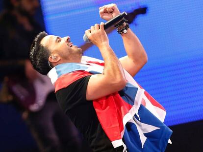 Luis Fonsi en el Festival de Viña del Mar 2018.