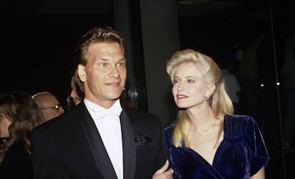 Patrick Swayze y Lisa Niemi en 1991.