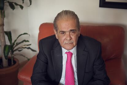 Xavier Oléa ex fiscal de Guerrero durante una entrevista con EL PAÍS el día 18 de marzo de 2021 en Ciudad e México. El ex fiscal Oléa se pronuncio sobre el caso de Félix Salgado Macedonio.