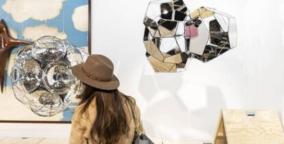 Interior de una galería en la edición anterior de Arco Madrid.