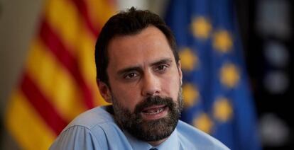 El conseller de Empresa y Trabajo, Roger Torrent.