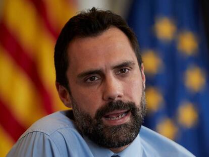 El conseller de Empresa y Trabajo, Roger Torrent.