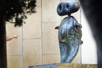 Escultura &#39;El extraterrestre&#39; de Joan Miró, sita en la Fundació Miró de Barcelona.