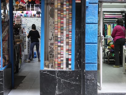 Un comercio en el barrio de Malasaña, en Madrid.