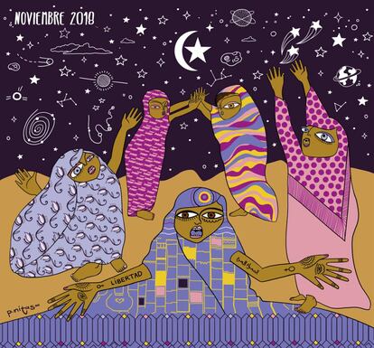 La ilustración de noviembre de 2018.