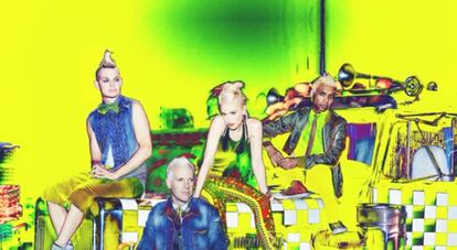 No Doubt en una imagen promocional